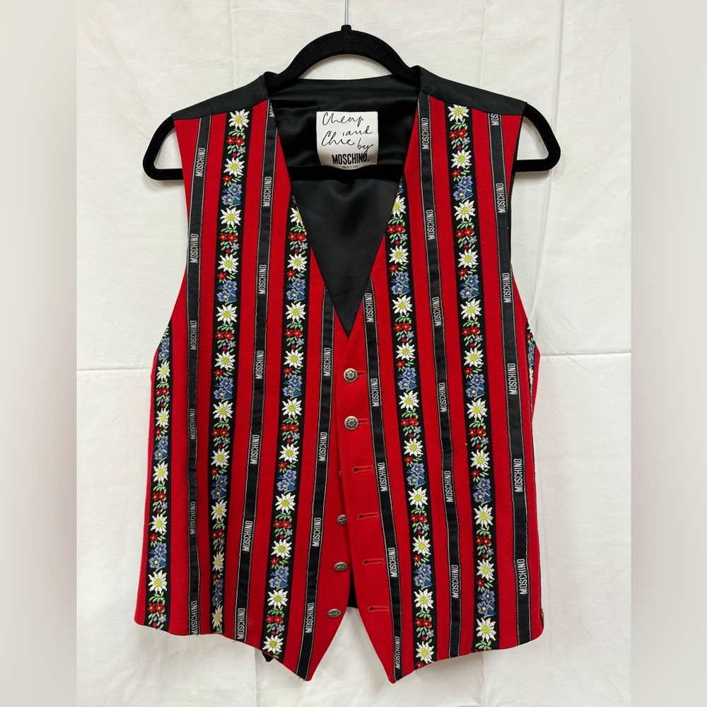 Cheap and Chic by MOSCHINO Printed Vest